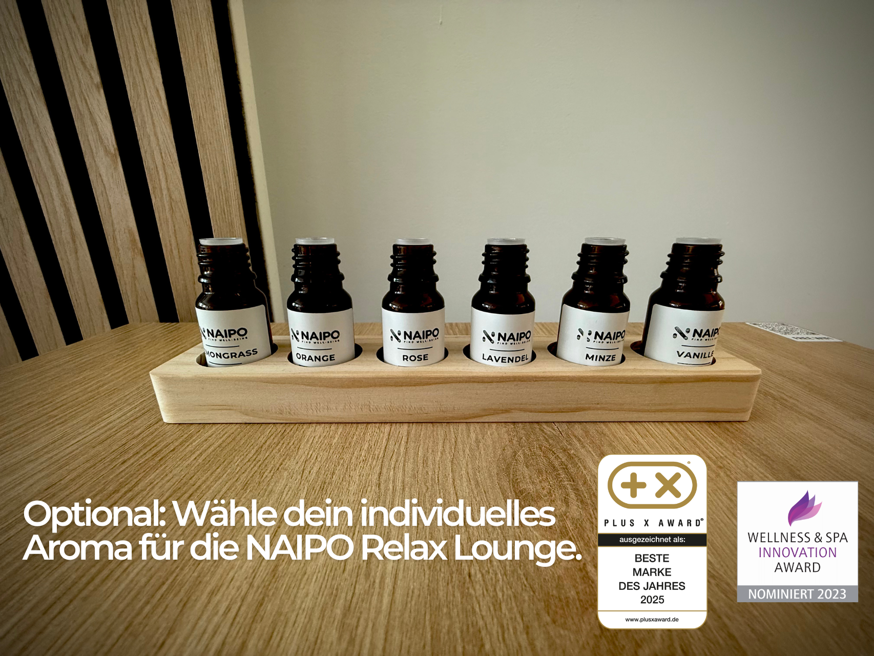 NAIPO Relax Lounge – inkl. NAIPO Massagesessel, TV, Dolby Atmos, Blackroom & vollkommene Privatsphäre