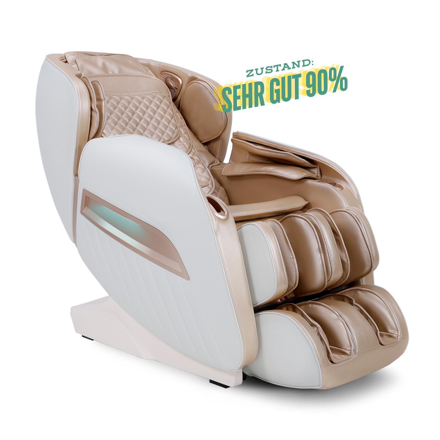 NAIPO® Premium Massagesessel mit Wärmefunktion, Zero Gravity, 3D Surround-Sound, Ganzkörpermassage, Gebraucht/Generalüberholt