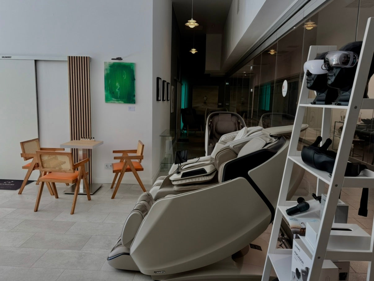 Groupon 30 Min. Open Space Entspannen im NAIPO Sessel (Ohne Relax Lounge) inkl. Eyecloud