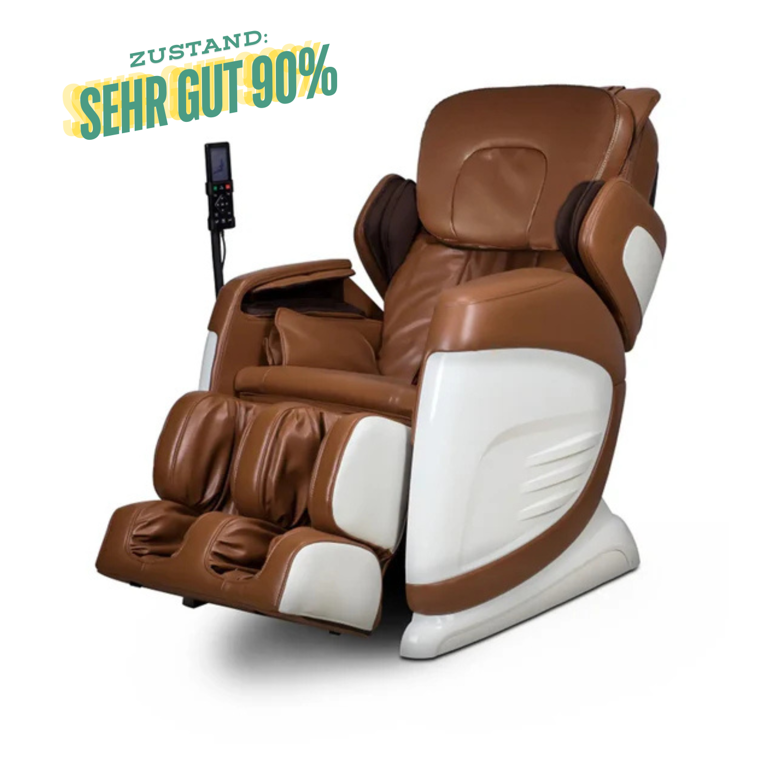 Aspria by NAIPO Massagesessel mit Liegefunktion "Classic-Comfort" Shiatsu mit Wärmefunktion, Zero-Gravity, Ganzkörpermassage, Gebraucht/Generalüberholt