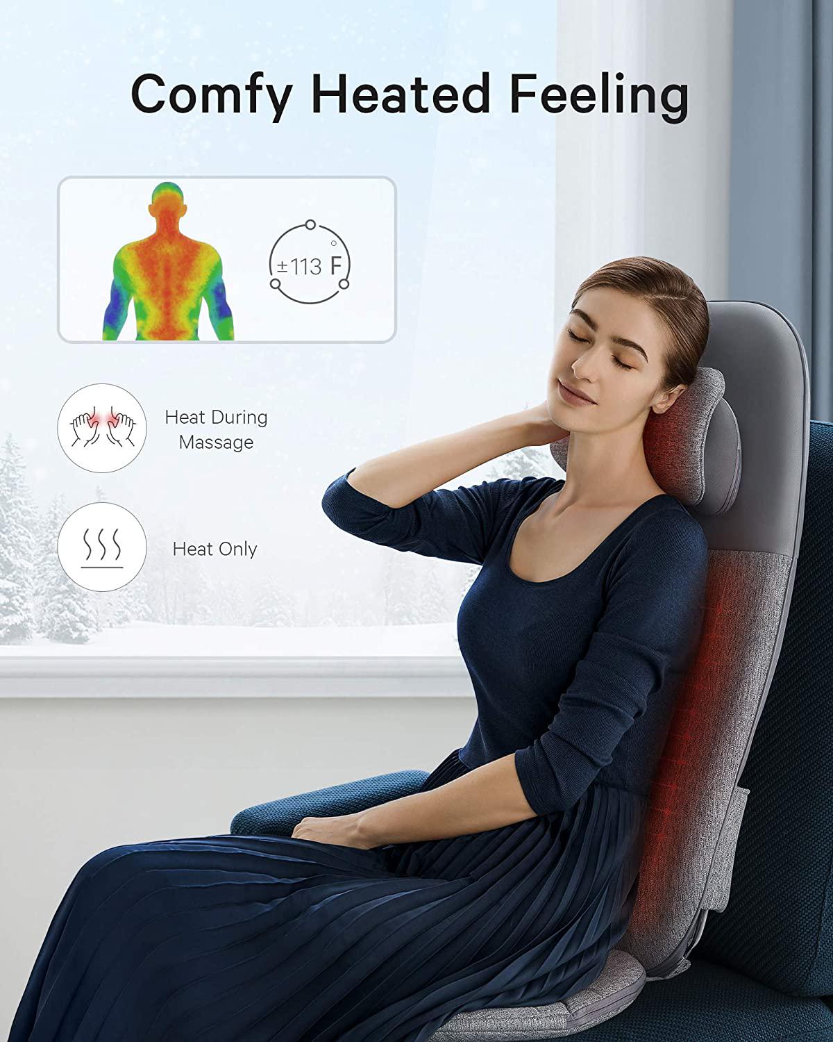 NAIPO Massagematte oCuzen™️ - 2021 Modell, für Nacken, Rücken, Taille Massageauflage - NAIPO.de