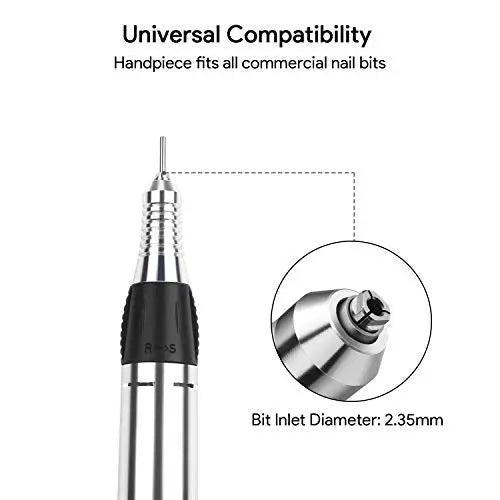 JCMaster JD 400, Profi 30000 U/Min, inkl 4 Aufsätzen, Gelnägel & Acrylnägel, 2022 Modell