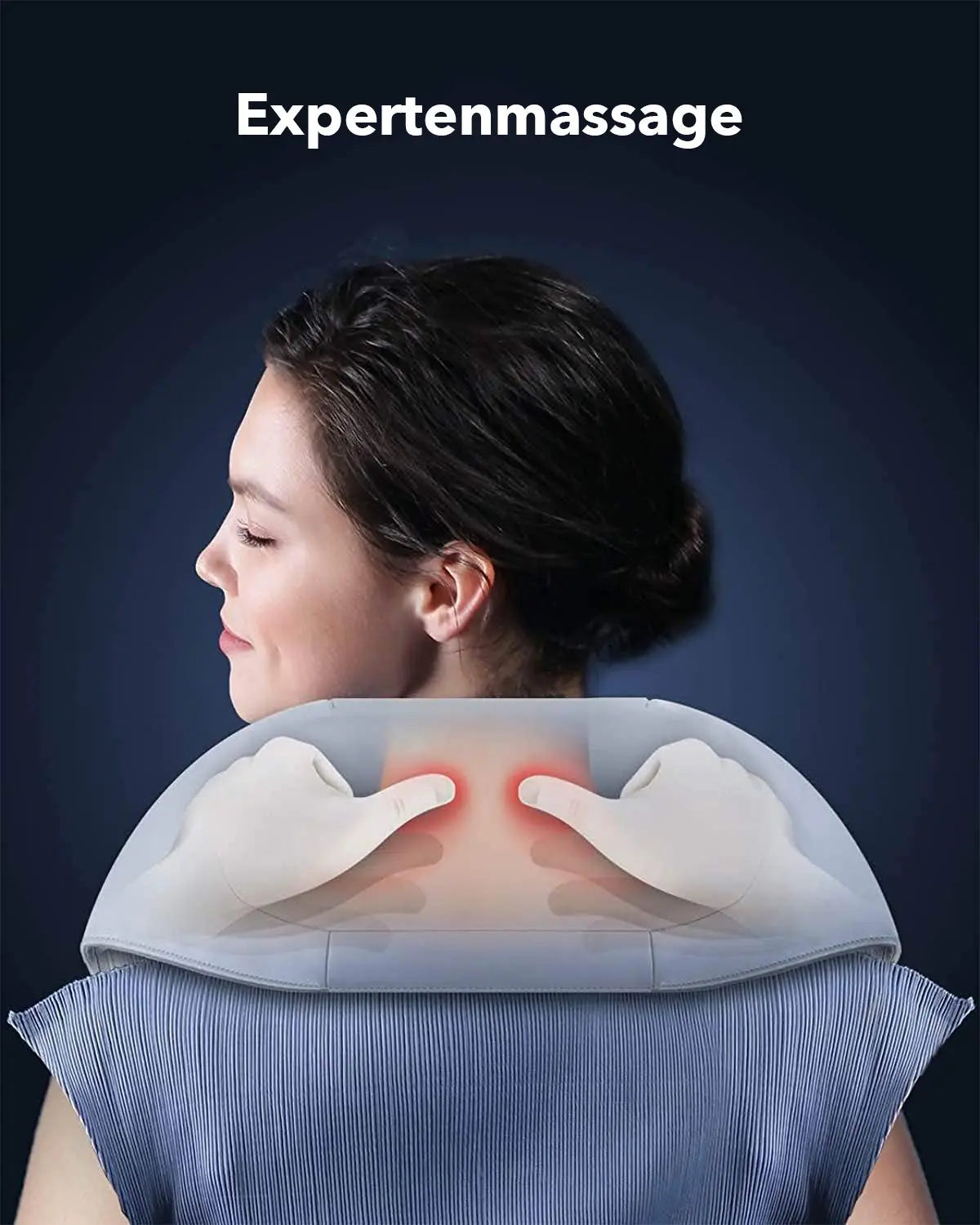 NAIPO oCuddle Massagegerät Shiatsu, Infrarot, inkl. Tragetasche, Nackenmassagegerät - Neustes Modell