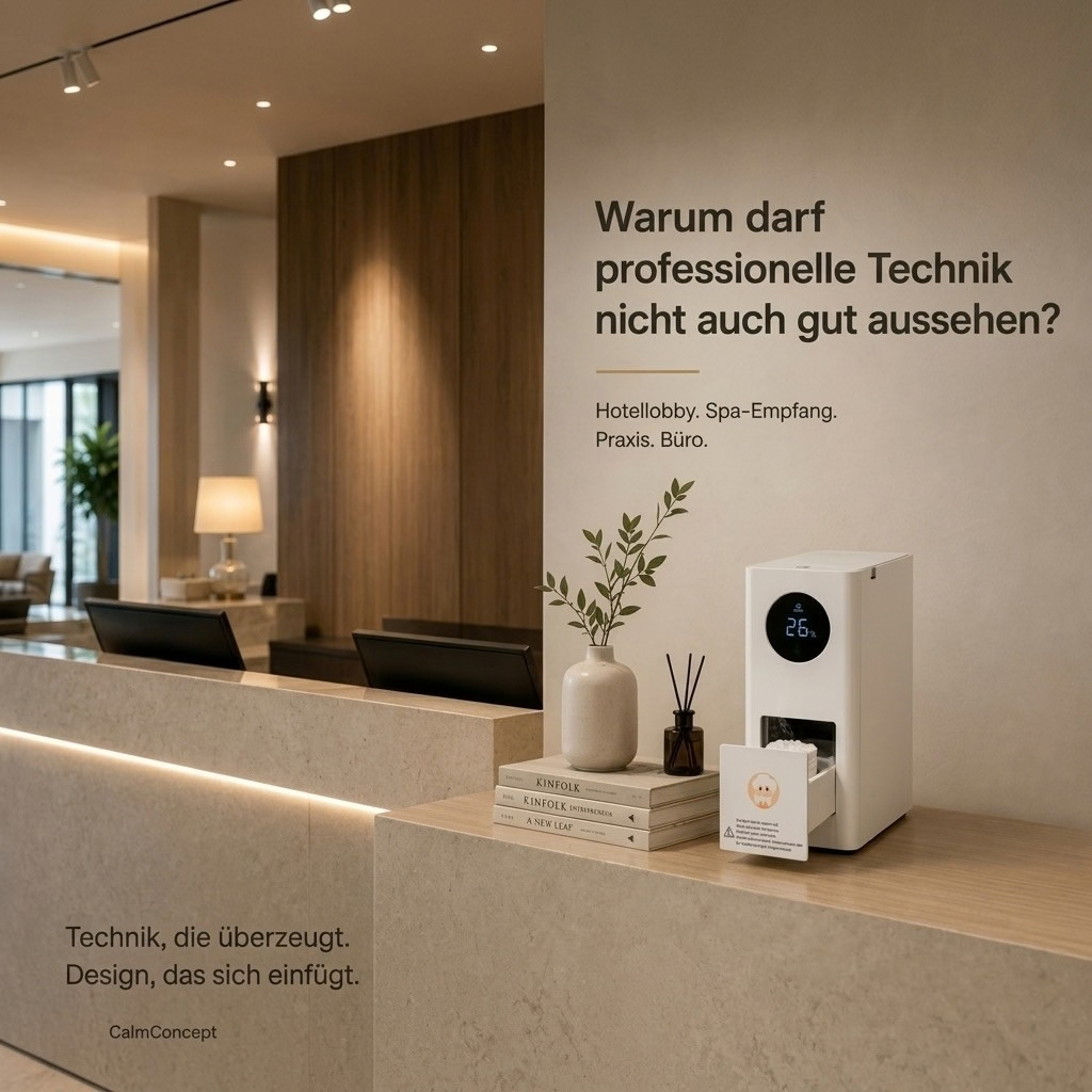 CalmConcept ThermOne Air W2 – Warm- & Kalttuchspender mit Akku