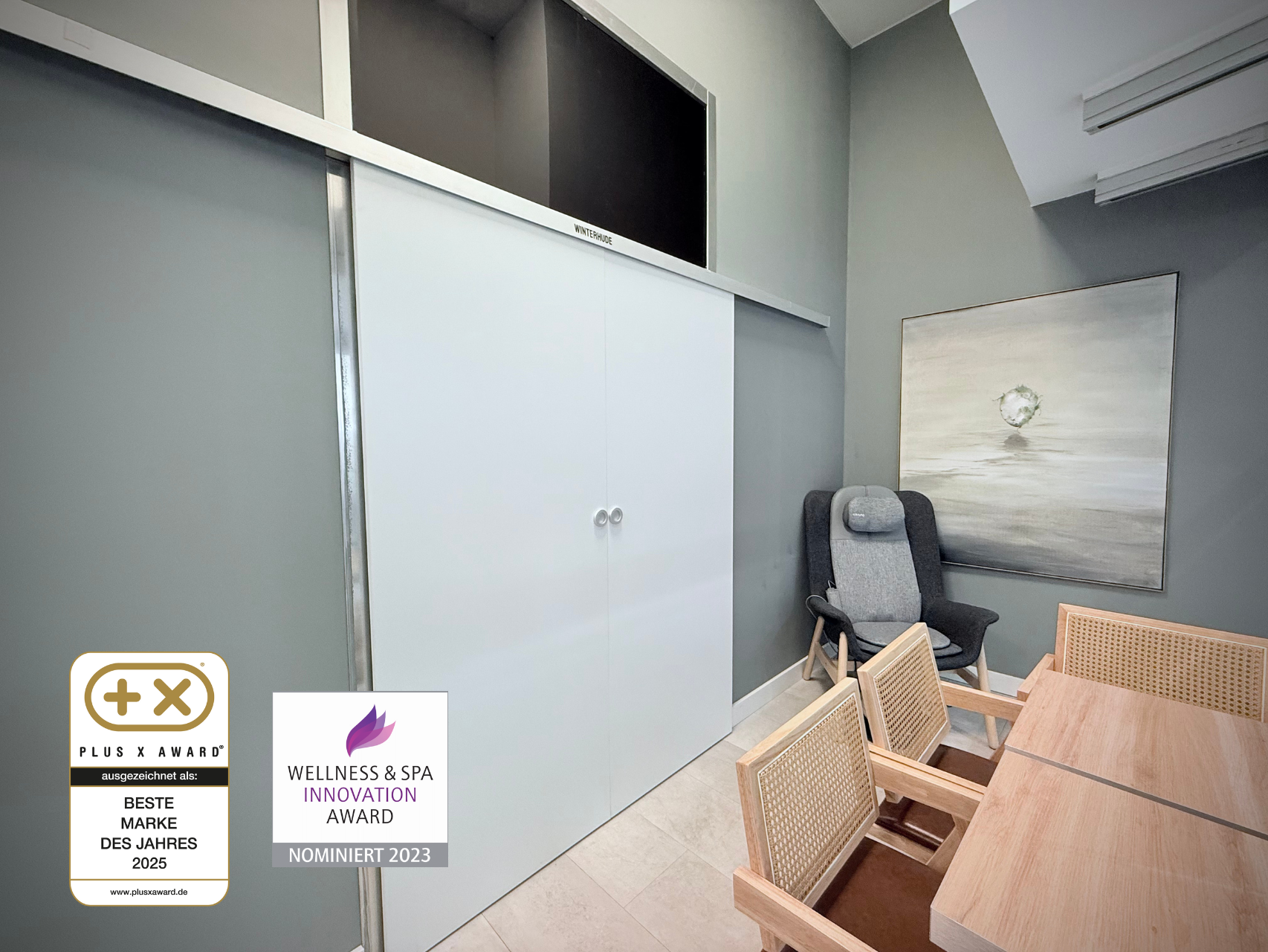 NAIPO Relax Lounge – inkl. NAIPO Massagesessel, TV, Dolby Atmos, Blackroom & vollkommene Privatsphäre