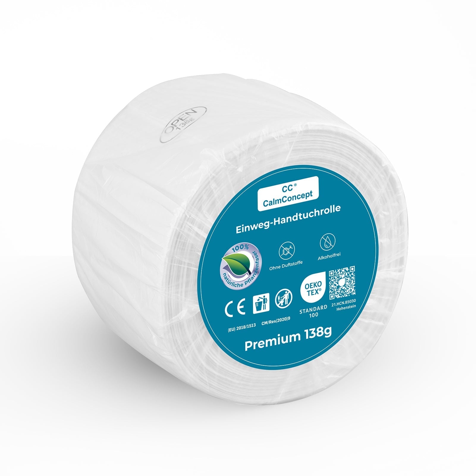 CalmConcept® Warmtuchspender mit Befeuchtung und Heizfunktion (bis zu 60 °C), LED-Display, schnelle 2s-Ausgabe, Hygienischer Einweg-Handtuchwärmer für Spa, Kosmetikstudio, Restaurant & Zuhause, Modell A