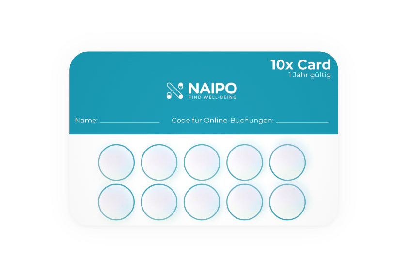 NAIPO 10x Card, Relax Lounge, Einführungsangebot