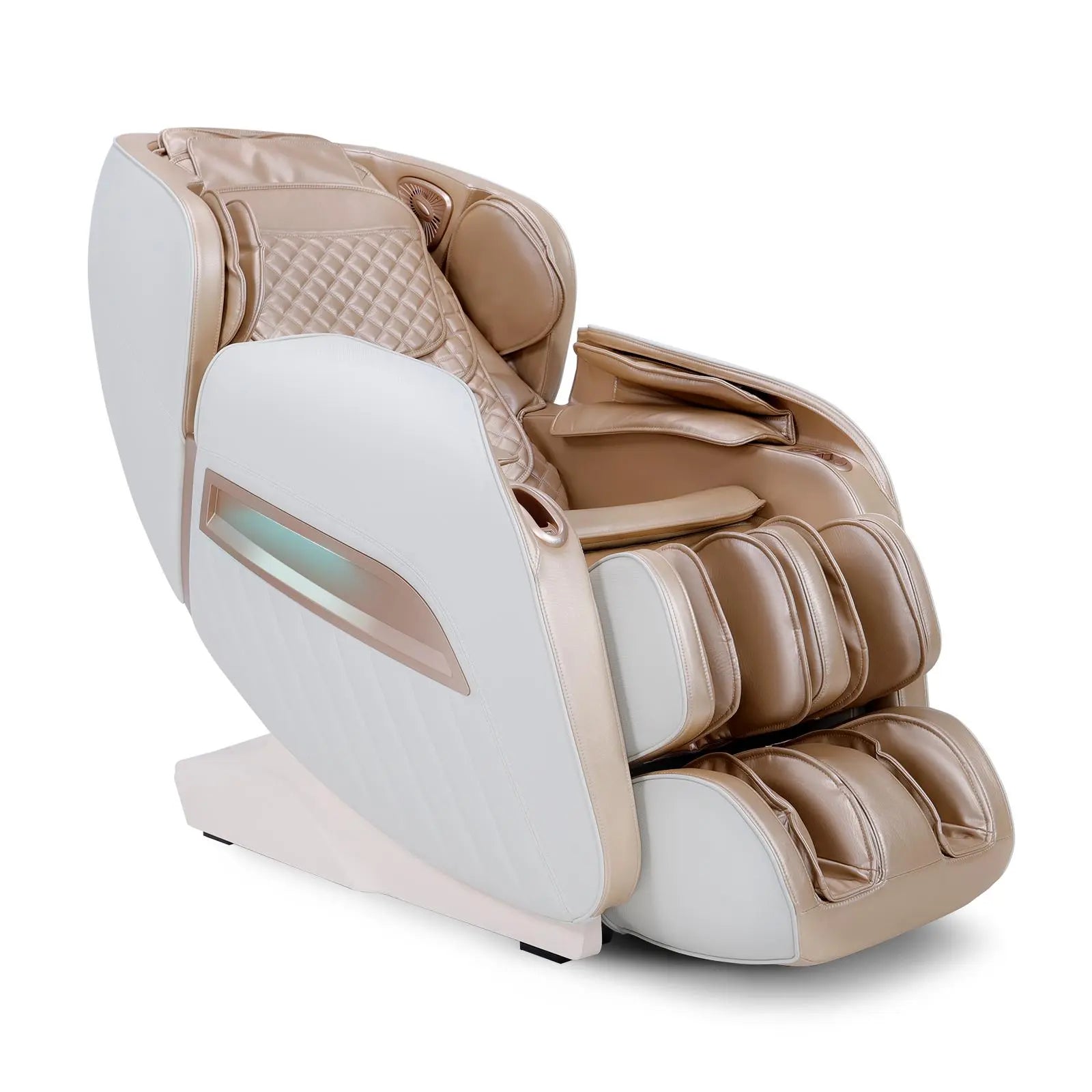 NAIPO® Premium Aspria Massagesessel, Tai Chi Massagestuhl für Ganzkörpermassage mit Wärmetherapie,  Meister für Nacken- und Schultermassage, für Zuhause, Hotels, Salons, Büros verwenden (Grau)