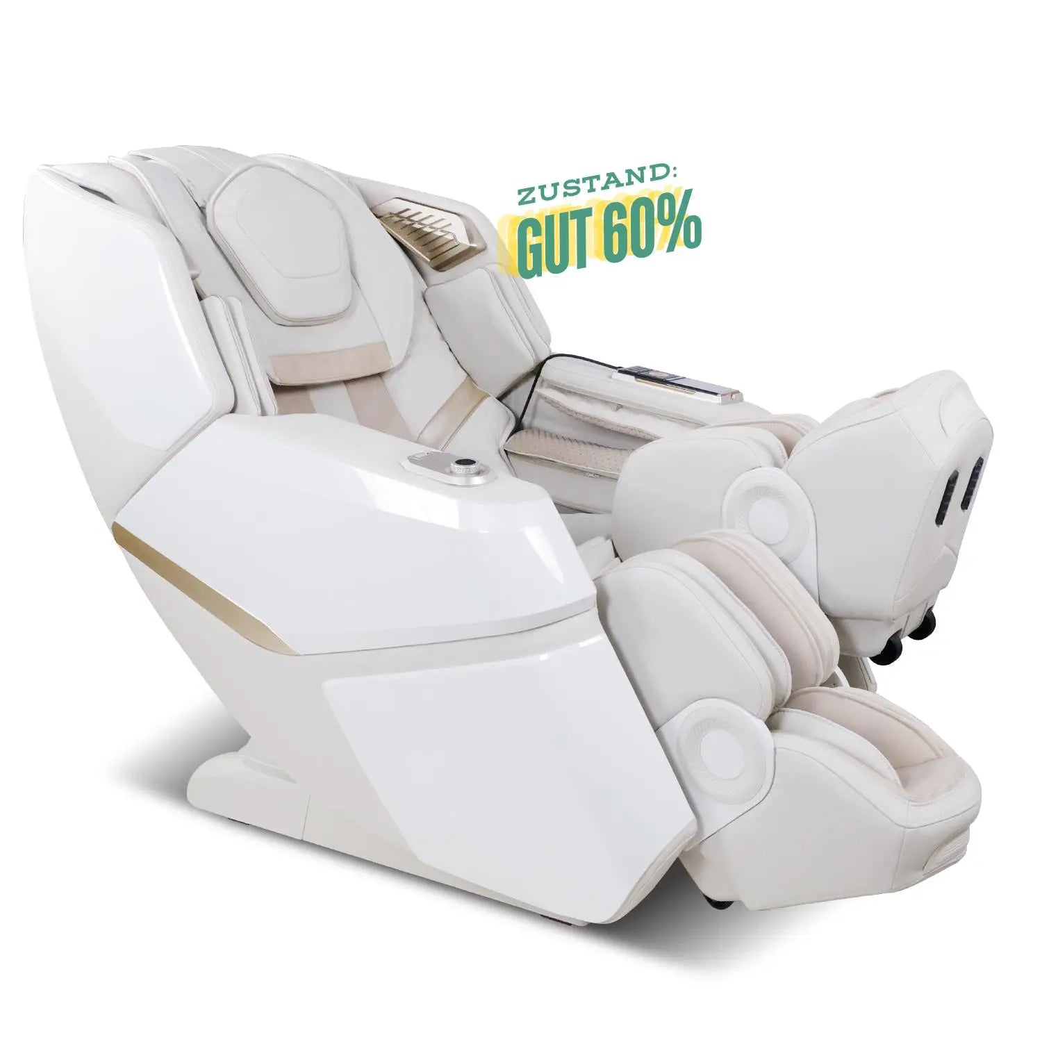 NAIPO® Space Walk 3D Massagesessel mit Wärmefunktion, Zero Gravity Liegefunktion, Shiatsu, 3D Surround-Sound, Ganzkörpermassage, Körperscan