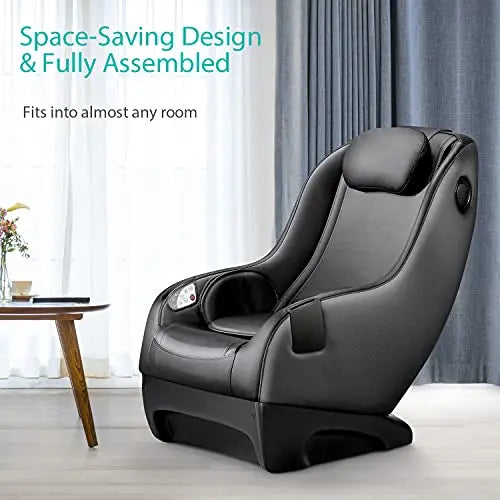 Aspria Massagesessel, Shiatsu elektrischer Massagestuhl mit Bluetooth, Klopfen Kneten Luftdruckmassage, Komplett montiert, Platzsparend, Relaxsessel ergonomischer Massagesitz für Zuhause und Büro