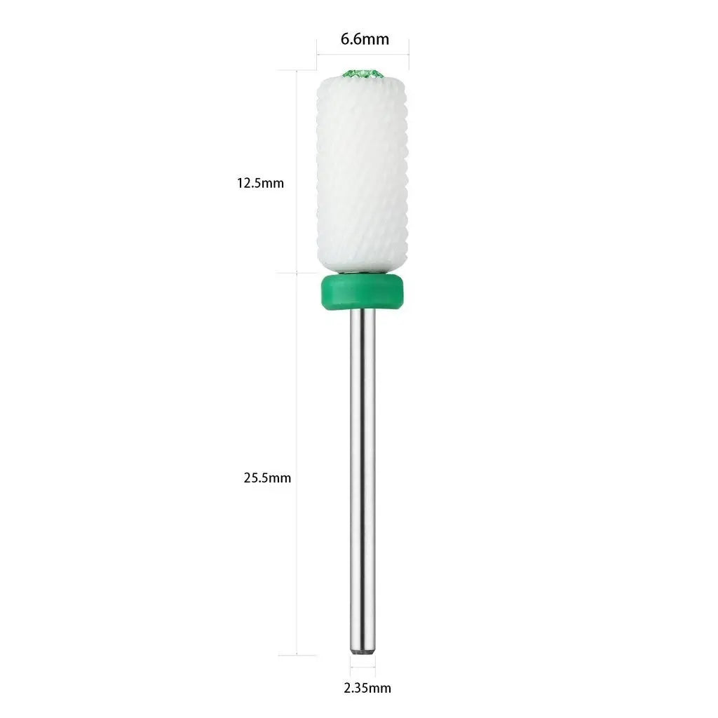 JCM Beauty Premium Fräseraufsätze, grob, Set  -  Bits aus Keramik & Hartmetall - Fräser Bits für Gelnägel und Acrylnägel - zylinder