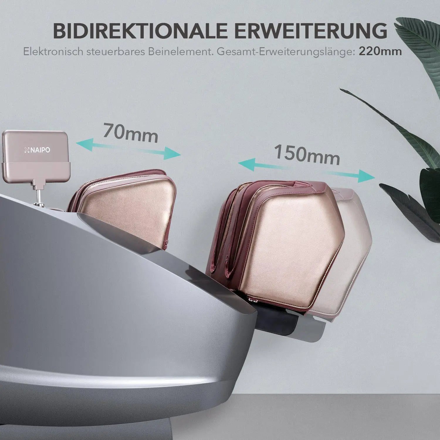 Naipo 3D High-End Massagesessel, Raumkapsel-Design, Integriertes Tablet, Zero Gravity